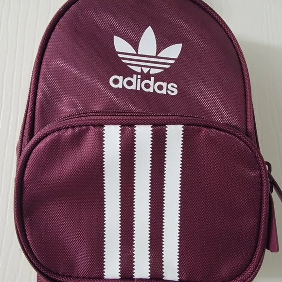 Adidas Mini Maroon Backpack - Picture 2 of 15